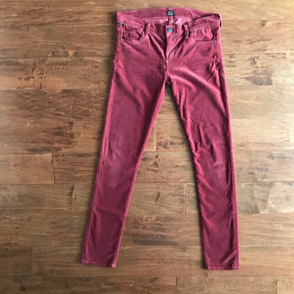 Citizens Of Humanity Red Skinny Pants - Picture 5 of 6